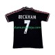 Camisola Manchester United Beckham 7 Retro Homem Equipamento Terceiro 1998 1999 Manga Curta